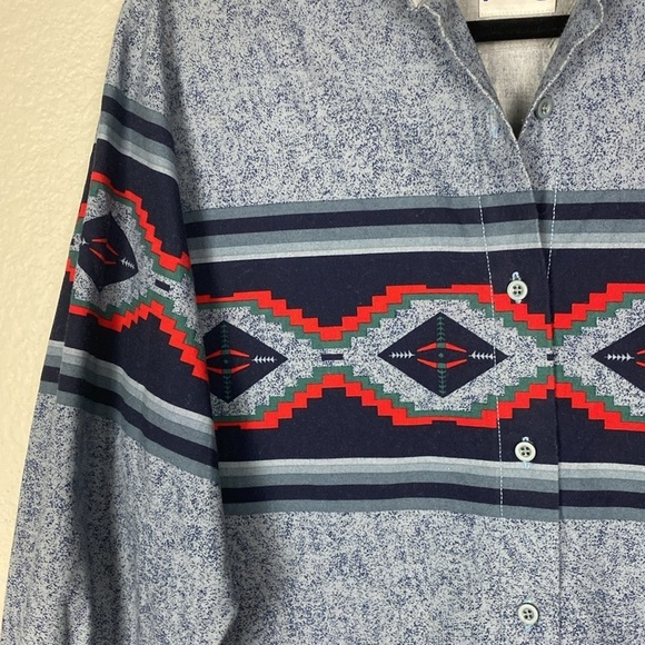 Vintage roper printed button down - Picture 4 of 5